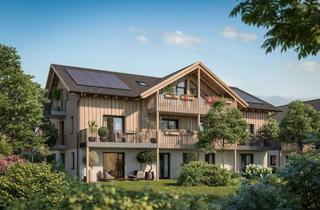 Wohnung kaufen in 83607 Holzkirchen, Moderne 3-Zimmer-Neubauwohnung im Dachgeschoss mit Balkon