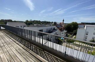 Wohnung mieten in 84416 Taufkirchen, LUXURIÖSES Wohnen auf Zeit mit Dachterrasse über den Dächern von Taufkirchen (Vils)! Befristung bis