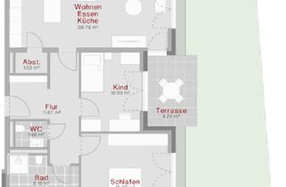 Wohnung mieten in Fridolinstraße 12, 79189 Bad Krozingen, 3-Zimmer-Wohnung mit Terrasse und Garten in Bad Krozingen