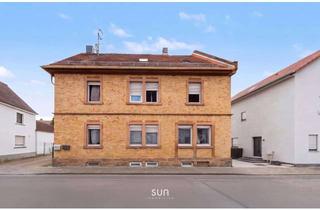 Haus kaufen in 64560 Riedstadt, RIEDSTADT-CRUMSTADT: GROSSES ZWEIFAMILIENHAUS MIT 242 QM – Stark in Rendite & Platzangebot
