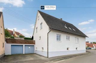 Haus kaufen in 86757 Wallerstein, Zweifamilienhaus mit Dachterrasse, Vollunterkellerung, Doppelgarage und Garten