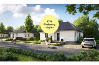Einfamilienhaus kaufen in Kerbelgasse 12, 04827 Machern, Einfamilienhaus im Bungalowstil mit gepflasterte Gartenterrasse und zwei Parkplätzen