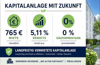 Anlageobjekt in Bismarckstraße 4-12, 66333 Völklingen, 5,1 % Rendite | 765 € mtl. Miete | Alloheim | provisionsfrei von privat