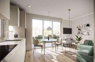 Wohnung kaufen in Marderweg 16, 12623 Mahlsdorf, KFW 40 QNG - 2 Zi. Wohnung mit eigenem Garten + Terrasse / Wärmepumpe / PV Anlage - WE3