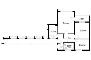 Wohnung mieten in Sophienhof, 49084 Schinkel, 3 Zimmer Wohnung mit EBK!