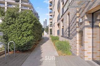 Wohnung mieten in Lissabonner Straße, 60327 Gallus, ***EUROPAVIERTEL TOP LAGE*** 3 Zi. Wohnung mit hochwertige EBK, Loggia, Terrasse und Garten