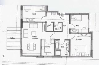 Wohnung mieten in 73230 Kirchheim, Schöne 4-Zimmer Wohnung in Kirchheim / Ötlingen mit Balkon