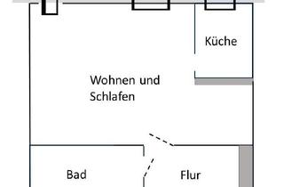 Wohnung mieten in 93049 Westenviertel, Modernisierte Wohnung mit einem Zimmer sowie Balkon und EBK in Regensburg