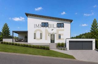 Doppelhaushälfte kaufen in 94347 Ascha, Exklusive Neubau-Doppelhaushälfte in KfW-40-QNG-Bauweise – modernes Familienwohnen mit Weitblick