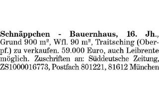 Bauernhaus kaufen in 93455 Traitsching, Bauernhaus in Traitsching