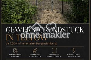 Lager kaufen in 14513 Teltow, MAKLERFREI Projektstart sofort möglich: ca. 7.000 m² Gewerbegrundstück mit erteilter Baugenehmigung