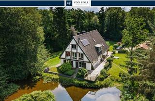 Einfamilienhaus kaufen in 21358 Mechtersen, Außergewöhnliches Landhaus in idyllischer Lage mit eigenen Naturteichen