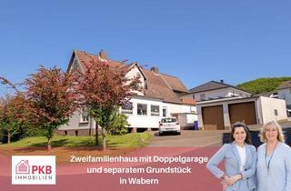 Einfamilienhaus kaufen in 34590 Wabern, Wohnen im Grünen: Attraktives Zweifamilienhaus mit viel Platz und Doppelgarage