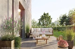 Wohnung kaufen in Douglasienweg 2 - 6, 71364 Winnenden, Gartentraum für die kleine Familie: 3-Zimmer-Wohnung mit Terrasse in Nähe zur historischen Altstadt