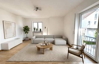 Wohnung kaufen in 55291 Saulheim, Cool schlafen. Hell wohnen. 4-Zimmer-Maisonette mit Garten.