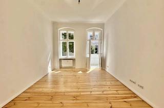 Wohnung kaufen in Pflügerstraße 81, 12047 Neukölln, RARITÄT-LIEBEVOLL SANIERT -Bezugsfreie, helle 3-Zimmer-Altbau-Wohnung-sonniger Balkon