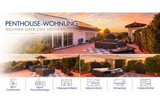 Wohnung kaufen in Jean-Calvin-Str. 8-10, 64546 Mörfelden-Walldorf, Exklusive 80 m² Dachterrasse mit eigener PV-Anlage, Speicher, TG-Stellplatz & Klima