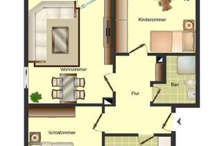 Wohnung mieten in Amselstraße 15, 59192 Bergkamen, Ab September einziehen!! Bezugsfertige 3-Zimmer-Wohnung in Weddinghofen zu besichtigen