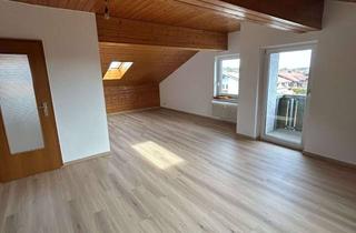 Wohnung mieten in 83125 Eggstätt, 2-Zimmer-Dachgeschosswohnung mit Balkon in Eggstätt