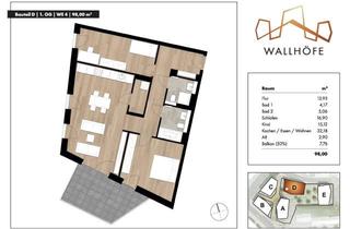 Wohnung mieten in Wallstraße 43, 40878 Ratingen, Neubau: 3-Zimmer-Wohnung in den Wallhöfen Ratingen