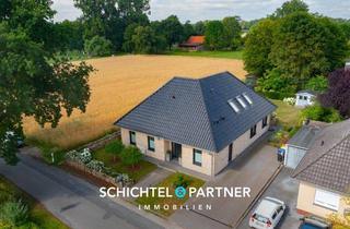 Einfamilienhaus kaufen in 28816 Stuhr, Varrel | Neuwertiges KfW-40-Haus mit Wärmepumpe & traumhaftem Ausblick