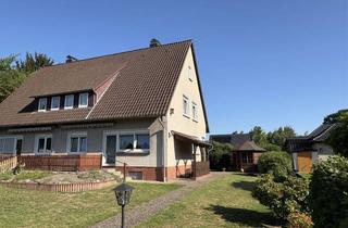 Doppelhaushälfte kaufen in 29328 Faßberg, Charmante Doppelhaushälfte mit durchdachtem Grundriss in ruhiger, zentraler Wohnlage