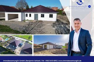 Haus kaufen in 38822 Athenstedt, Wohnen mit Weitblick – Moderner Bungalow am Stadtrand von Emmersleben