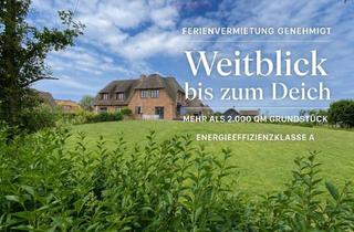 Haus kaufen in 25938 Oldsum, Ferienhaus unter Reet – mit weitem Blick über die Oldsumer Marsch