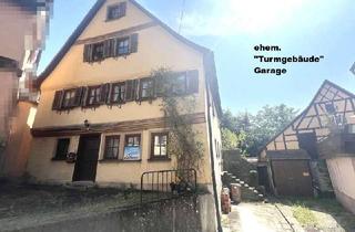 Haus kaufen in 74595 Langenburg, Charmantes, denkmalgeschütztes Wohnhaus mit geräumiger Garage und Gärtle mit Schuppen