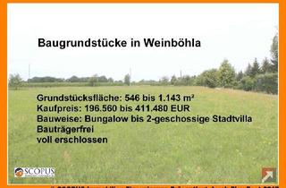 Grundstück zu kaufen in 01689 Weinböhla, Verfügbare Baugrundstücke (546 bis 1.143 m²) für Ihr Traumhaus in ruhiger, grüner Lage von Weinböhla