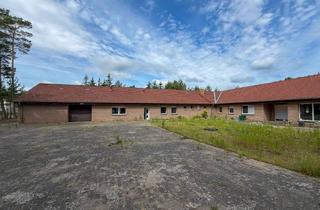 Gewerbeimmobilie kaufen in 14822 Borkheide, Gewerbeimmobilie mit 6-Zimmer-Wohnung und großem Gewerbegrundstück