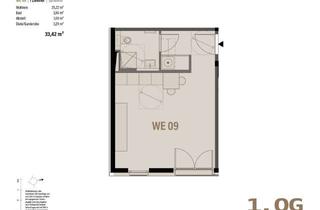 Wohnung kaufen in Gernotstraße 36, 10365 Lichtenberg, Hochwertige 1-Zimmer-Neubauwohnung mit französischem Balkon in Lichtenberg