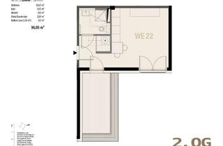 Wohnung kaufen in Gernotstraße 36, 10365 Lichtenberg, 1-Zimmer-Neubauwohnung mit eigener Terrasse in Berlin-Lichtenberg