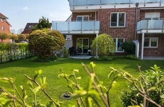 Wohnung kaufen in 27711 Osterholz-Scharmbeck, Stilvolle 3-Zimmer-Wohnung mit Terrasse, Gartenanteil und Tiefgaragenplatz