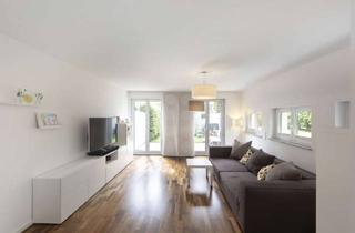 Wohnung kaufen in 70734 Fellbach, 3,5 Zimmer Maisonette mit großem Garten, zwei Terrassen und TG-Stellplatz