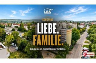Wohnung kaufen in 78467 Konstanz, LIEBE. FAMILIE. Bezugsfreie 3,5-Zimmer-Wohnung mit Balkon