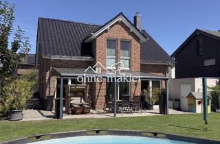 Einfamilienhaus kaufen in 46049 Oberhausen, Modernes Massivhaus in ruhiger Neubausiedlung: Südausrichtung, Terrassendach, Sauna & 9m-Garage