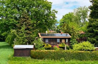 Haus kaufen in 86556 Kühbach, Kühbach - Holzhaus in absoluter Ruhelage und Autark, PV, Sauna, Pizzaofen