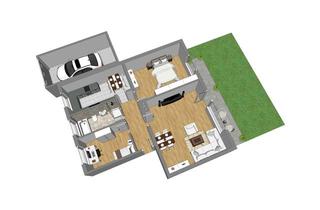 Wohnung kaufen in 31552 Rodenberg, Exklusive, fast barrierefreie Erdgeschosswohnung mit idyllischem Garten und Garage