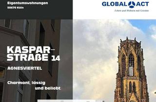 Wohnung kaufen in Kasparstraße 14, 50670 Altstadt-Nord, Urban wohnen mit Hausgefühl – 3 Zimmer & privater Innenhof in der Kasparstraße 14, Köln - WE 11