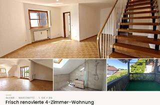 Wohnung mieten in Zinnebergerstr. 13, 85665 Moosach, Frisch renovierte lichtdurchflutete 4-Zimmer Maisonette Wohnung mit großem Balkon und TG Stellplatz