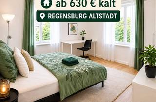 Wohnung mieten in Unter Den Schwibbögen, 93047 Innenstadt, 4 möblierte Zimmer in Regensburg Altstadt | ab 630 € | 2 Bäder