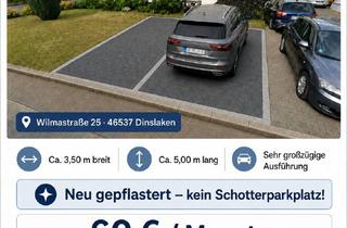 Garagen mieten in Wilmastraße 25, 46537 Dinslaken, Günstiger als im Foto! Neuer, geräumiger PREMIUM Stellplatz in Dinslaken