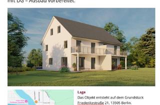 Doppelhaushälfte kaufen in Friederikestraße 21, 13505 Konradshöhe, Doppelhaushälfte in Konradshöhe mit Seezugang & Balkon. Preis für Haus und Grundstück.