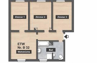 Wohnung kaufen in Georg-Schwarz-Straße, 04442 Zwenkau, Provisionsfrei* Seenah in Zwenkau bei Leipzig - 60 m² | 3 Zi. | Wohnküche | Bad | KFZ-Stellplatz