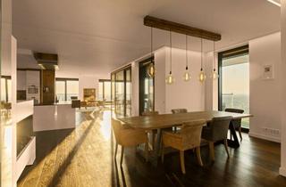 Penthouse mieten in Hainer Weg 80, 60599 Sachsenhausen, Außergewöhnlich großzügiges Penthouse in Henninger Turm - 3 Zimmer 100 Meter über Frankfurt