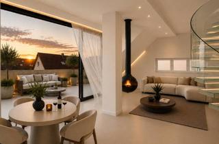 Wohnung kaufen in 71282 Hemmingen, Außergewöhnliche 3,5-Zimmer-Galeriewohnung, Dachterrasse & Kaminanschluss