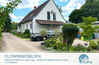 Wohnung mieten in 15370 Fredersdorf-Vogelsdorf, Modernes Wohnen in guter Lage – attraktive Erdgeschosswohnungen mit Garten in Fredersdorf