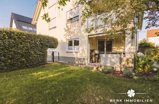 Wohnung kaufen in 63801 Kleinostheim, BERK Immobilien – Die attraktive Alternative zum Haus: Erdgeschosswohnung mit Garten in Kleinostheim