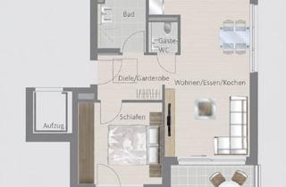 Penthouse kaufen in 74343 Sachsenheim, 2,5-Zimmer Penthouse Wohnung ohne Marklerprovision